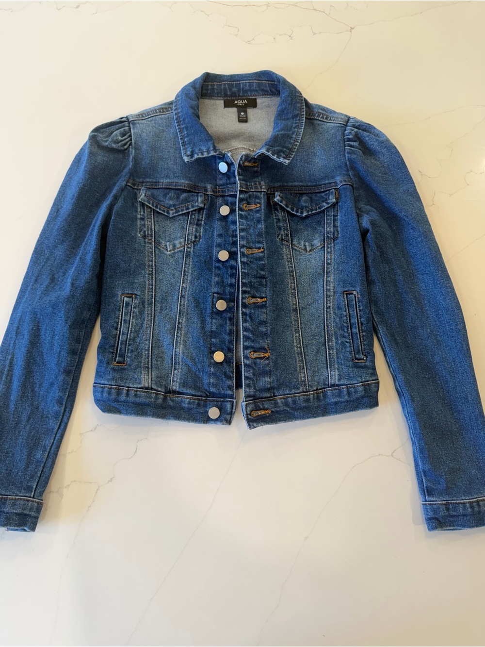 Aqua Girls Blue Denim Jacket